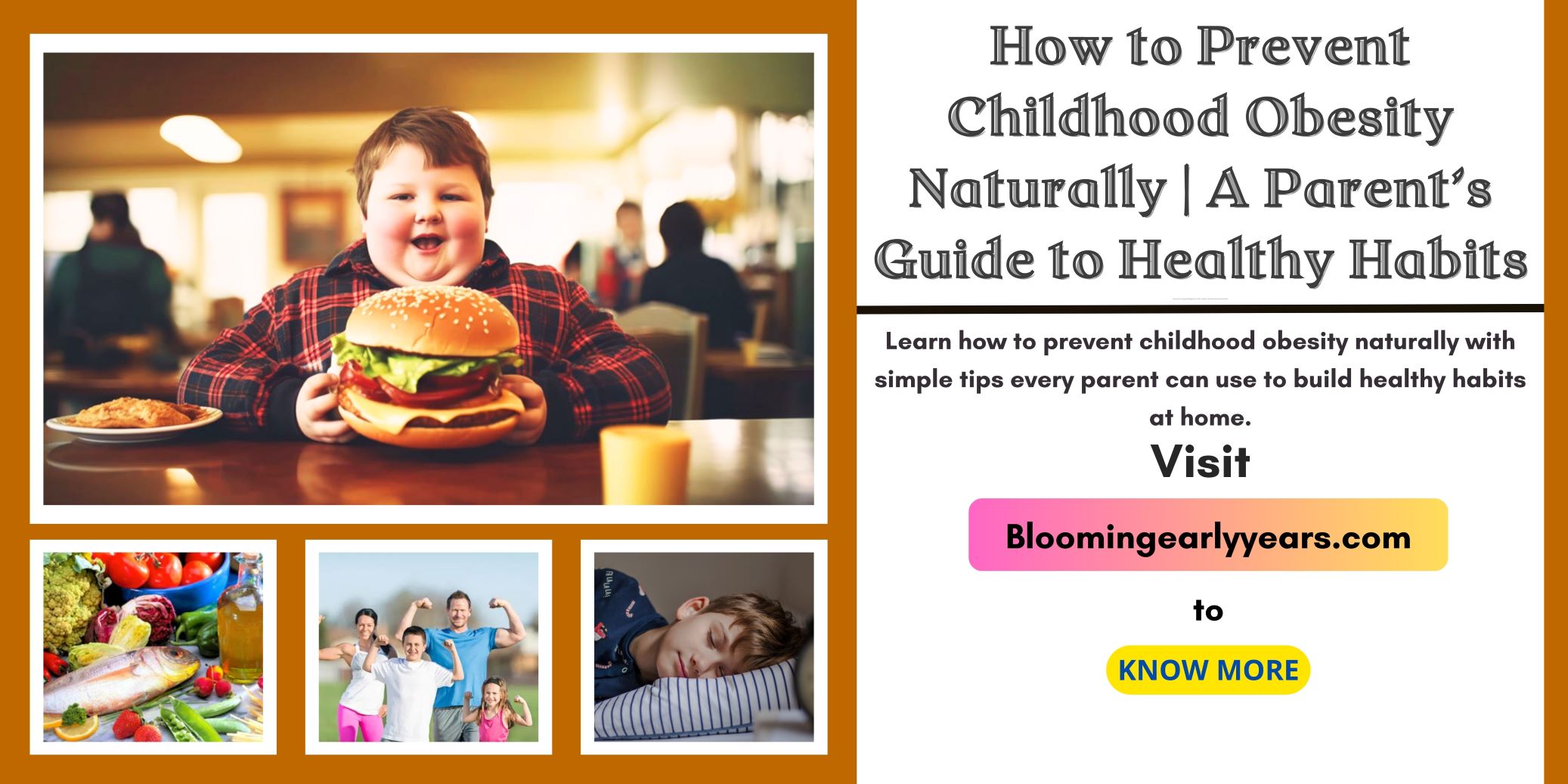 How to Prevent Childhood Obesity Naturally | https://bloomingearlyyears.com/